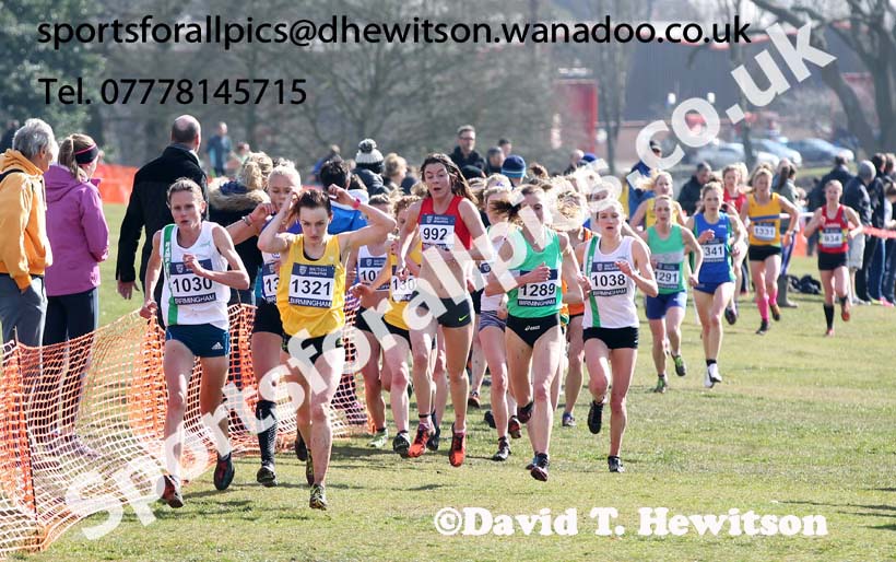 Louise Daman (Hampshire) 1030 and Lily Partridge lead the Senior Womens Inter Counties Championships,  Cofton Park, Birmingham. Photo: David T. Hewitson/Sports for All Pics